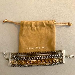 JENNY BIRD mixed metals chain bracelet NEW
